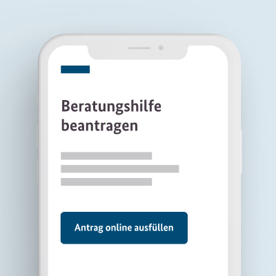 Schmuckgrafik zum Online-Antrag für Beratungshilfe